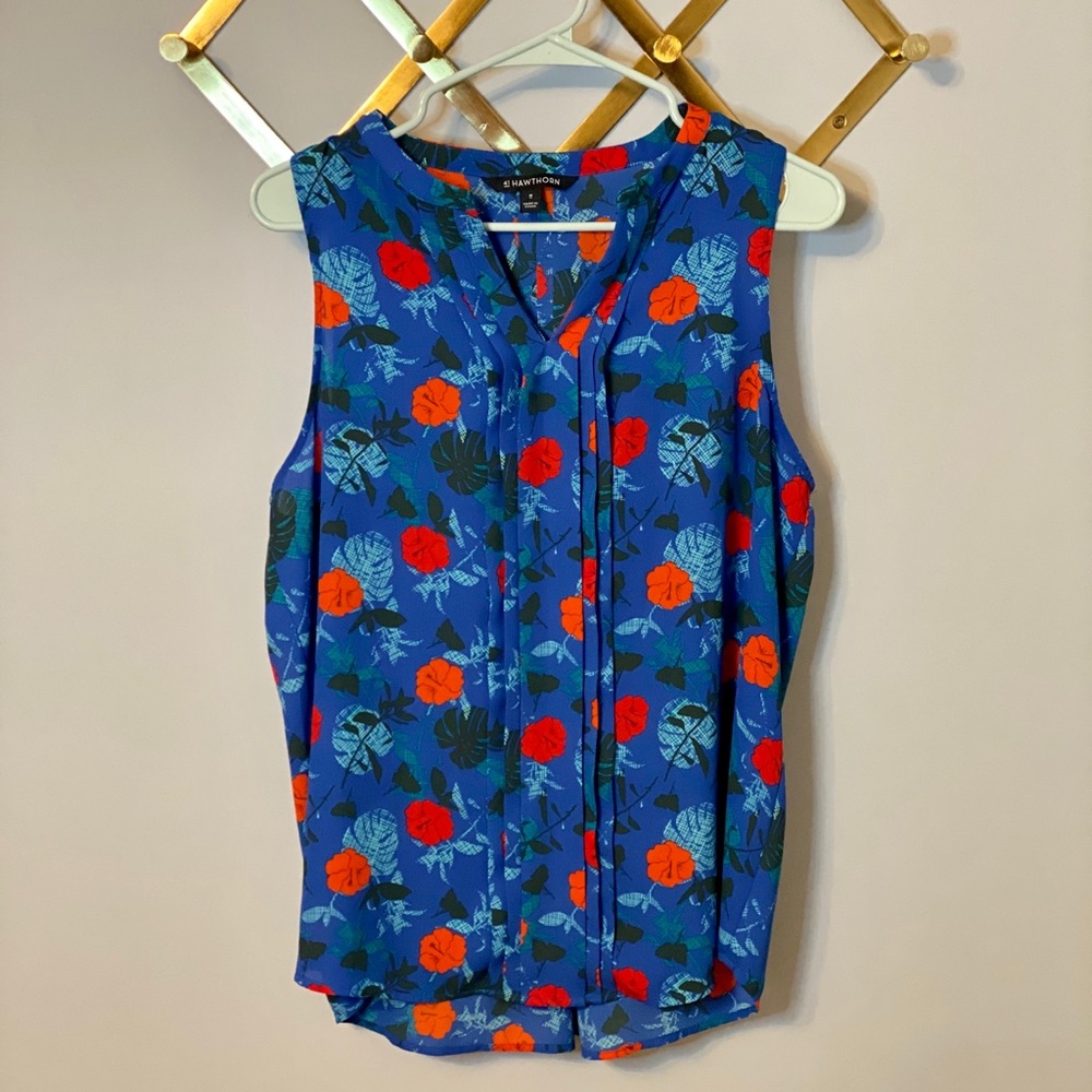 41 Hawthorn Floral Tank
